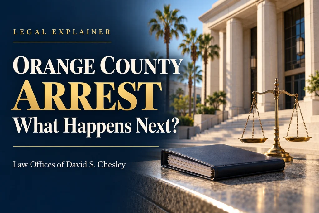 Orange County Arrest: What Happens Next?
