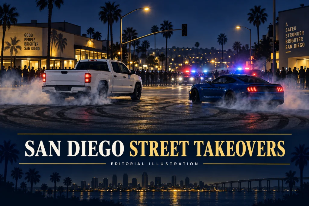 San Diego Street Takeover: Arrests and Legal Consequences