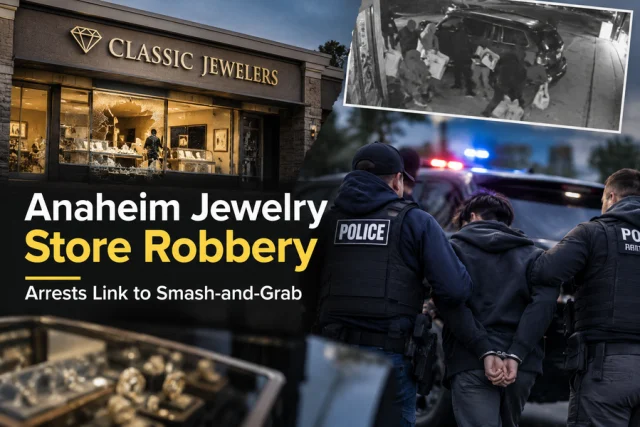 Anaheim Jewelry Store Robbery Arrest